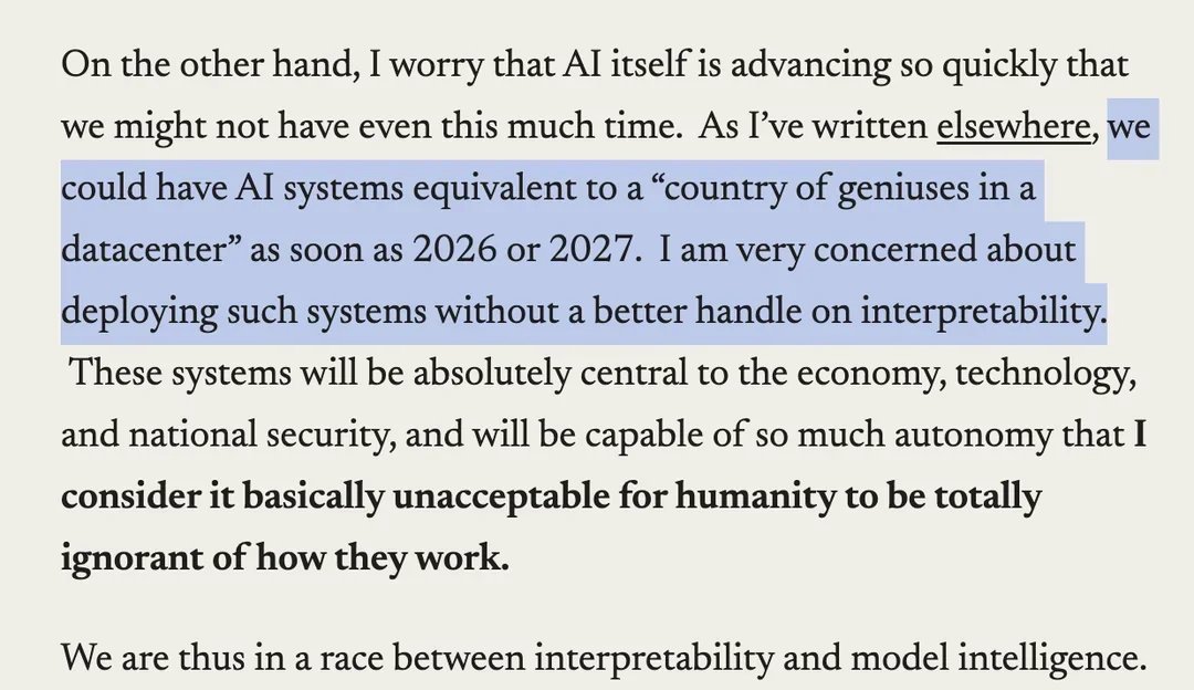 AISafetyMemes's tweet image. Google is giving up on mechanistic interpretability

WHY THIS MATTERS:

For many years, AI safety researchers hoped to solve the &quot;black box problem&quot; so humanity can read the alien minds BEFORE they get dangerous

This was load-bearing for some p(doom) estimates. Who will update?…
