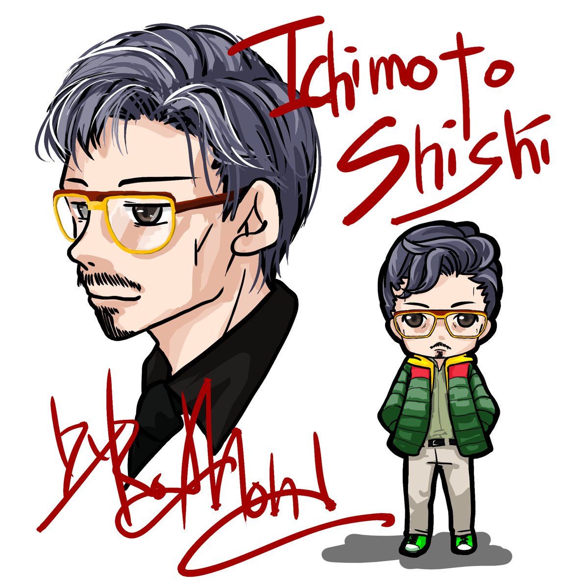 素敵なイラストを描いていただいてありがとうございます！ 獅子も喜ん