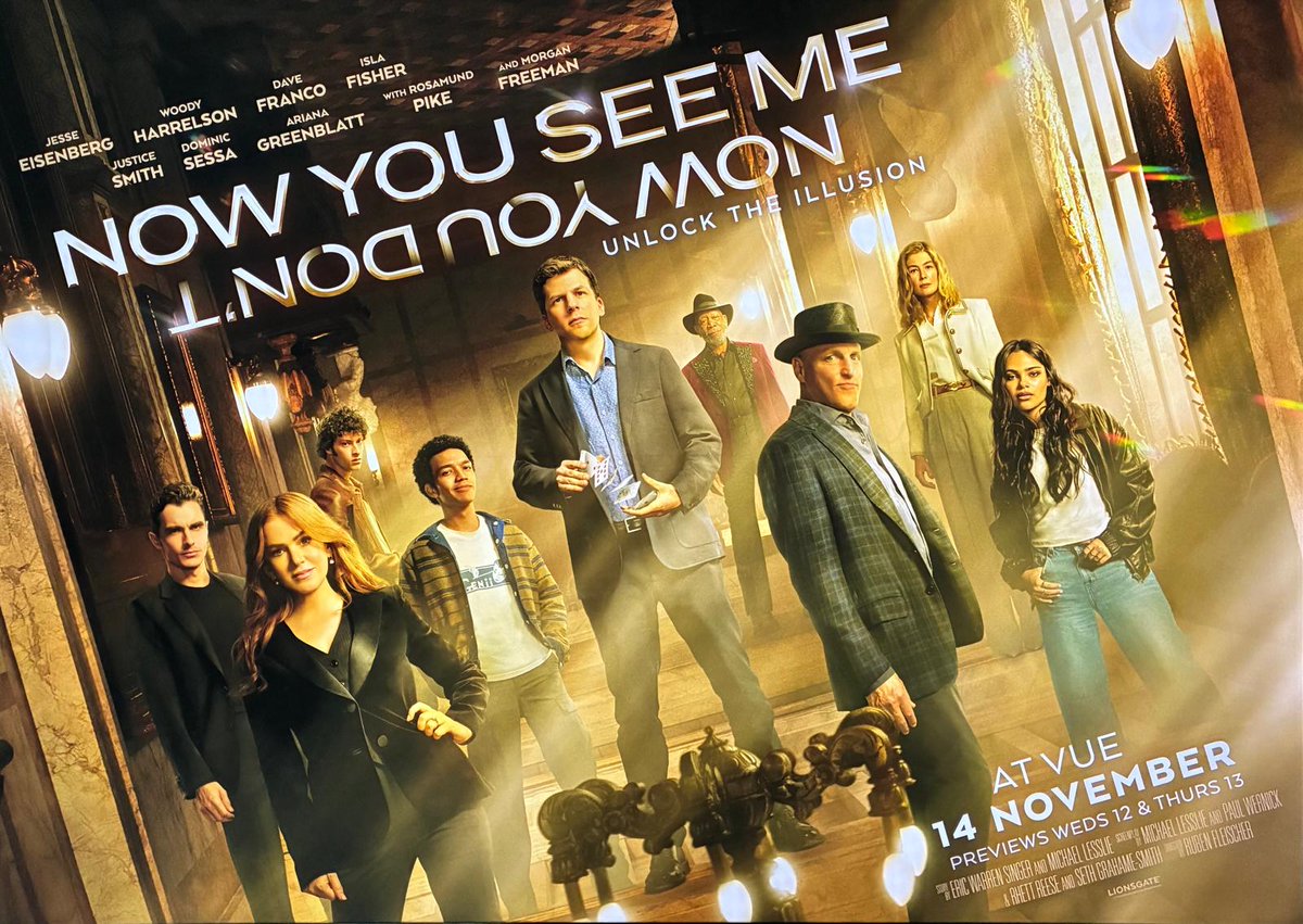 TrinitySqGH's tweet image. 🎬✨ Now You See Me: Now You Don’t is now showing at Vue, Trinity Square!
Illusions, heists, twists — don’t blink 👀
#TrinitySquare #Vue #NowYouSeeMe