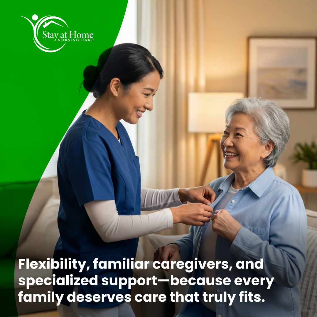 Flexibility, familiar caregivers, and specialized support—because every family deserves care that truly fits. ow.ly/f6XN50XAakZ

#SpecializedCare #HomeCare #TorontoHomecare #HomecareNiagara #TorontoSeniors #SeniorCare #TorontoSeniorsCare #HamiltonSeniors #NiagaraHomeCare