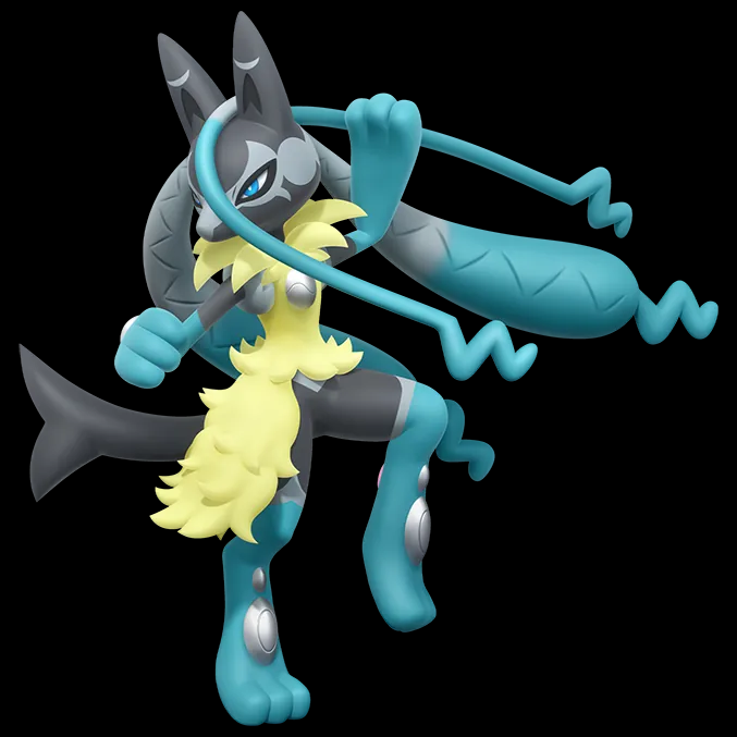 HiddenPowerPod's tweet image. Official render of Mega Lucario Z. It remains Fighting/Steel.

What do you think of this design?