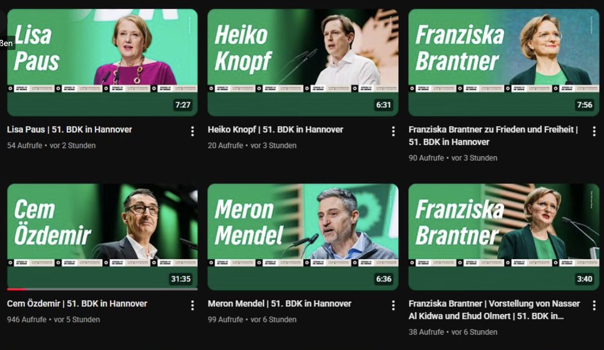 Wenn die meisten grünen Politiker mit ihren hochgeladenen Parteitagsreden auch nach Stunden nur auf zweistellige Abrufe kommen, dann kann das nur an den bösartigen Algorithmen und der ungenügenden Netzregulierung liegen. EU, hilf!