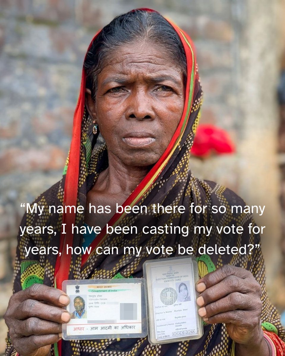 PARInetwork's tweet image. Many Adivasi names were deleted in the Special Intensive Revision (SIR) held before the recent elections, leading to intense worry and dismay. Later, some names were returned to the voter list. But why were they removed in the first place?

Read the full story by Umesh Kumar Ray