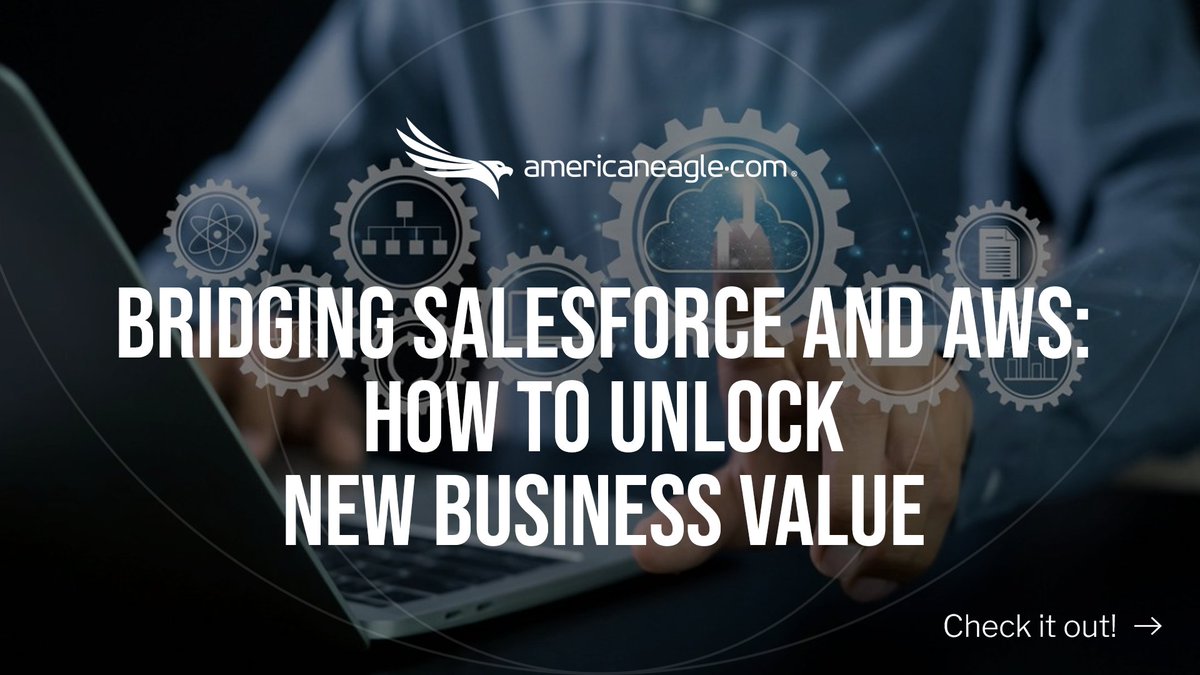 _Americaneagle's tweet image. Salesforce + AWS is an excellent pairing for modern business.

Real, impactful value shows up when you intelligently connect the two platforms. We&apos;re sharing more about that for you. Introduce cleaner data sharing, serverless workflows, and more meaningful analytics. 

If you’re…