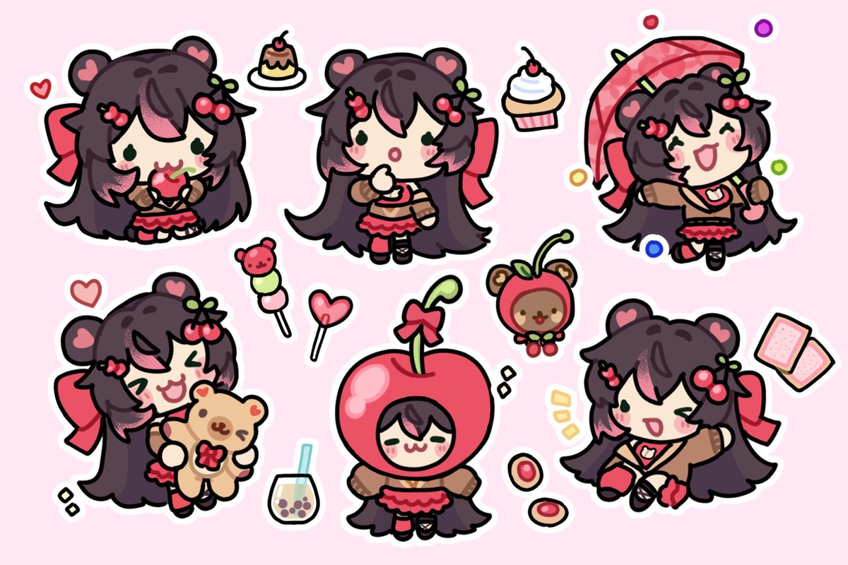 Cherry bear’in around 🍒🩷