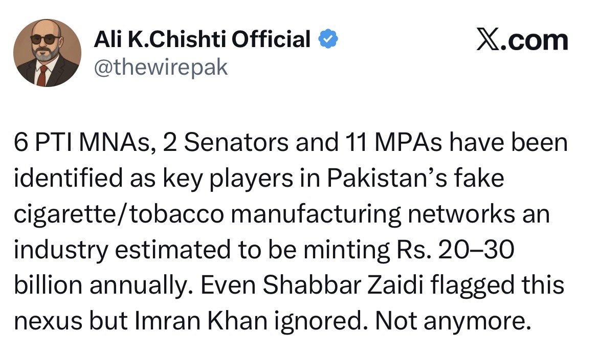 Empedoclesss's tweet image. This guy is an interesting ISI mouthpiece. He spews nothing but venom. Someone tell him that all illegal businesses in Pakistan are supervised by ISI, most low level politicians just happen to be frontmen.