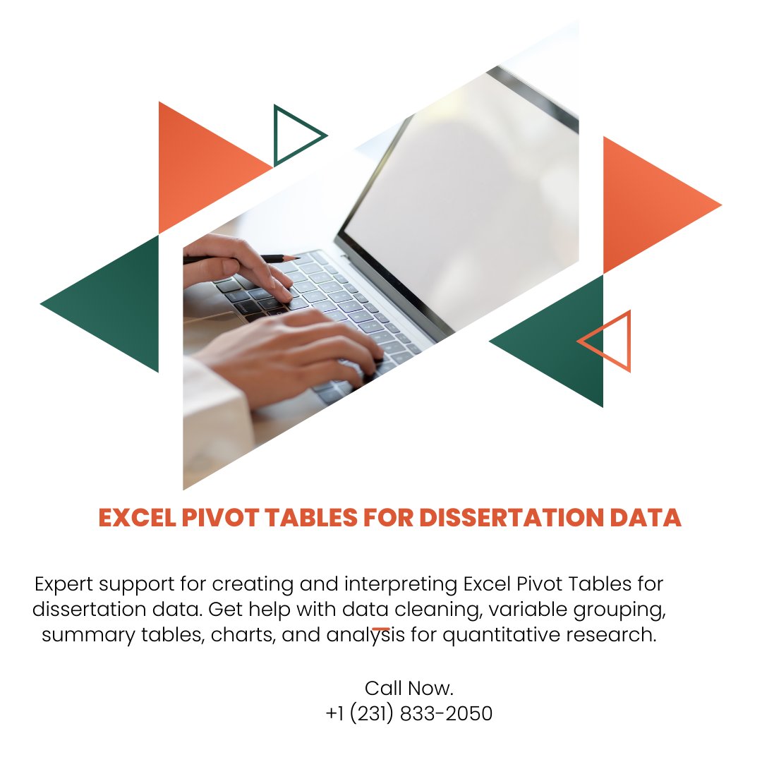 Payessaywriting's tweet image. #ExcelPivotTables
#DissertationDataAnalysis
#ResearchDataSupport
#ExcelForStudents
#QuantitativeResearch
#DataAnalysisHelp
#PivotTableAnalysis
#AcademicSupportServices
#ExcelStatistics
#ResearchMethodsHelp
#DataCleaningExcel
#ExcelForResearch
#ThesisDataAnalysis
#MSExcelSupport