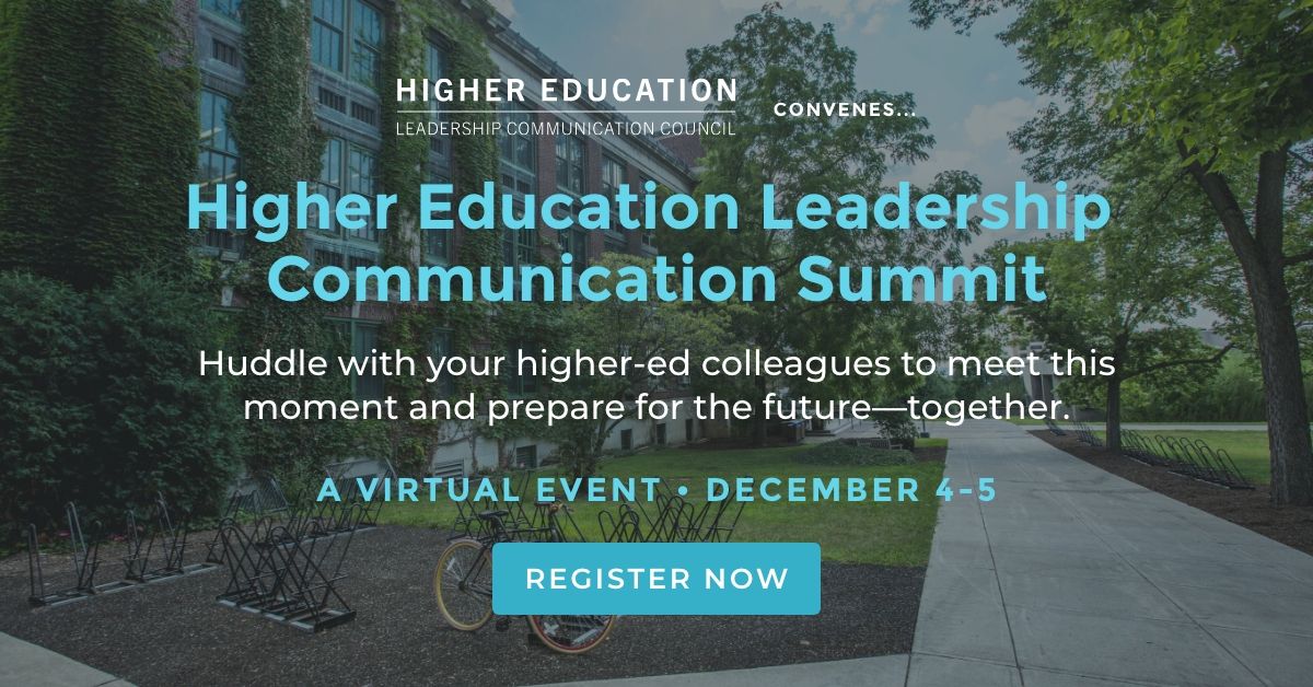 TODAY'S THE LAST DAY TO REGISTER for an important event in an important year for higher-ed leadership comms people. prorhetoric.com/event/higher-e…  Register yourself, register your team—today.