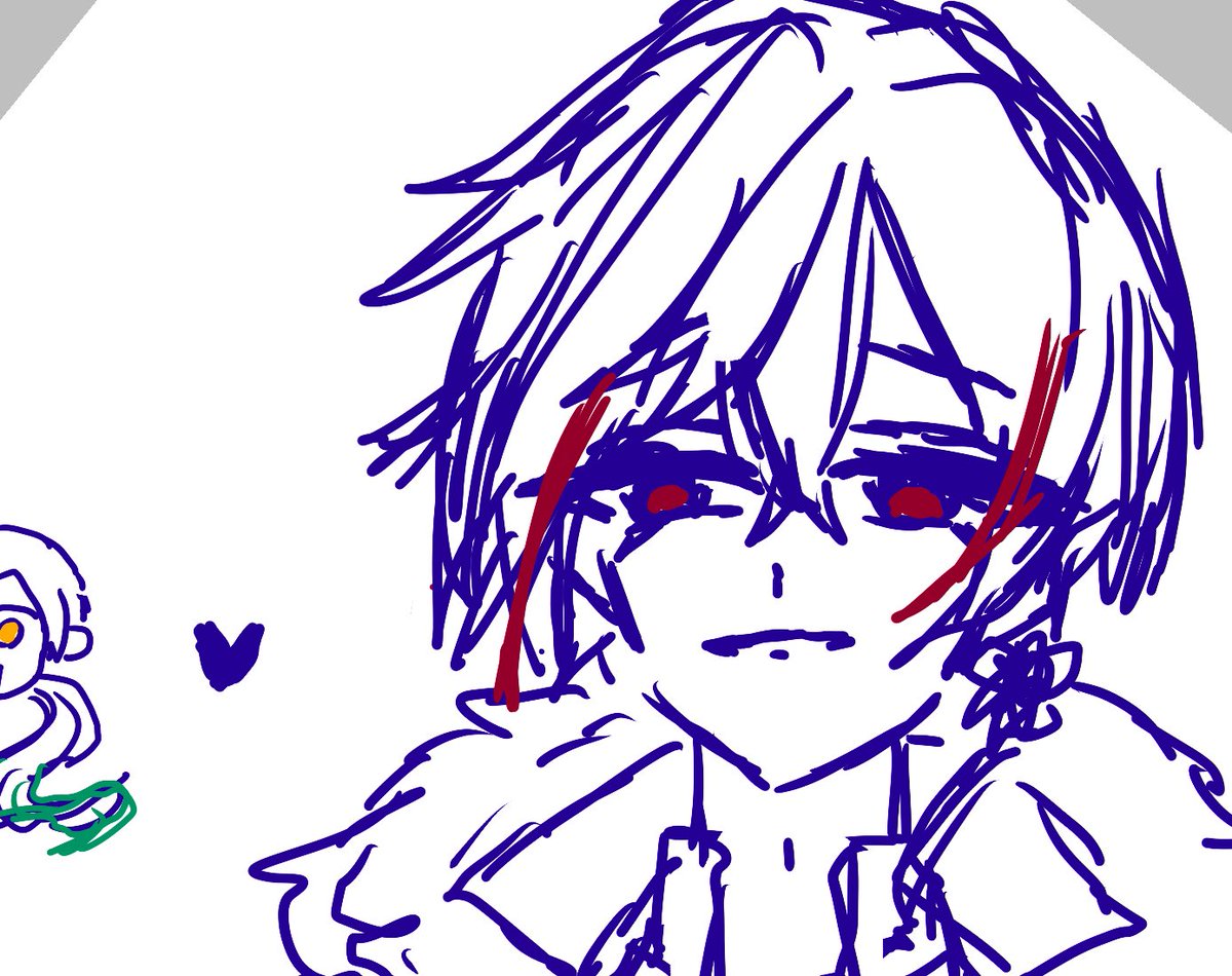 なんかやっと色々気持ちの整理がついてきたから描いている鳴上さん……