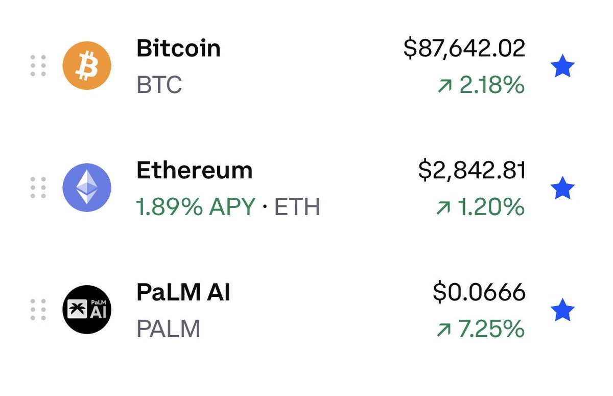 Understand $PALM <a href="/palmaierc/">PaLM AI - $PALM</a>  strength.

One of the best communities in crypto small cap and also a dev team I have become personal friends with. That says a lot in crypto.

$BTC $ETH move 1-3%, $PALM moves 7-10%. Know what you hold. This project will go back to ATH.