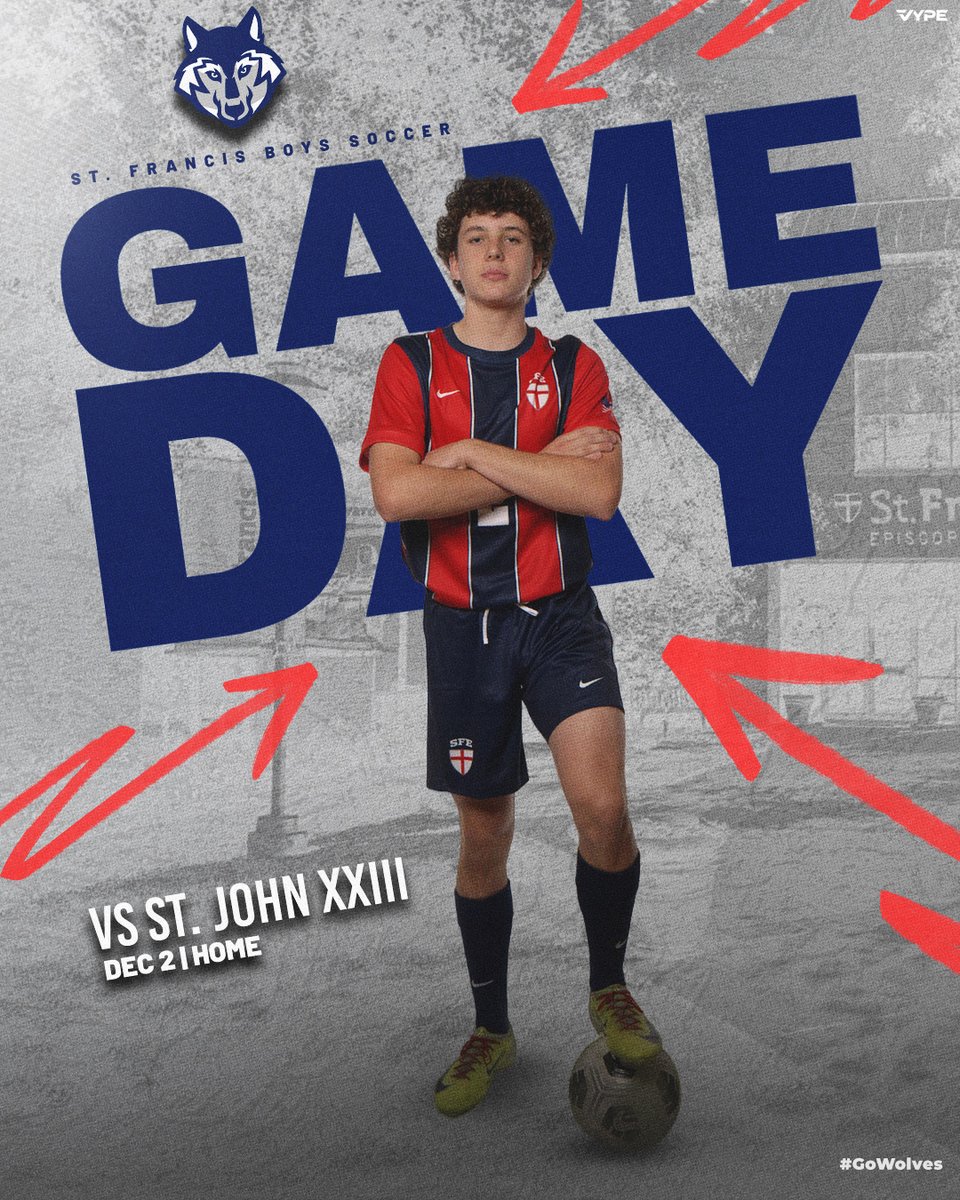 SFE_Athletics's tweet image. ⚽ GAME DAY 
🆚 St. John XXIII
#GoWolves