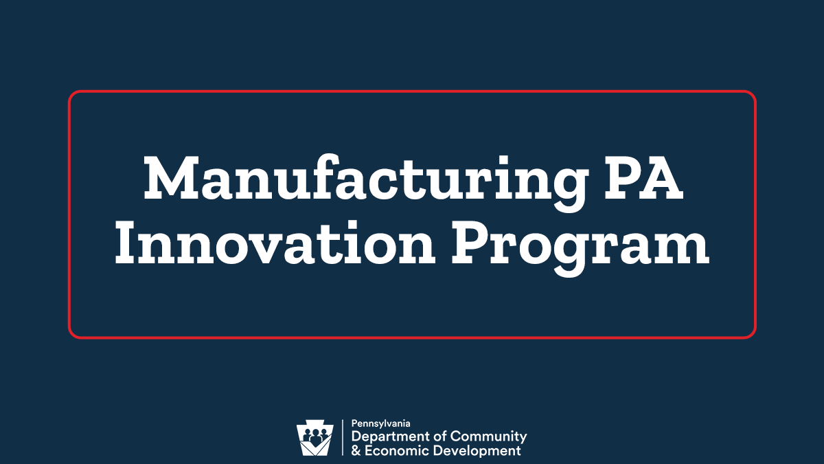 DCEDSecretary's tweet image. The Manufacturing PA Innovation Program is now accepting proposals. This is a key opportunity to advance new tech, work with new talent, and boost PA’s competitiveness. Proposals due January 20, 2026. #InnovationInPA #ManufacturingInPA

ow.ly/NGxg50XAfV1