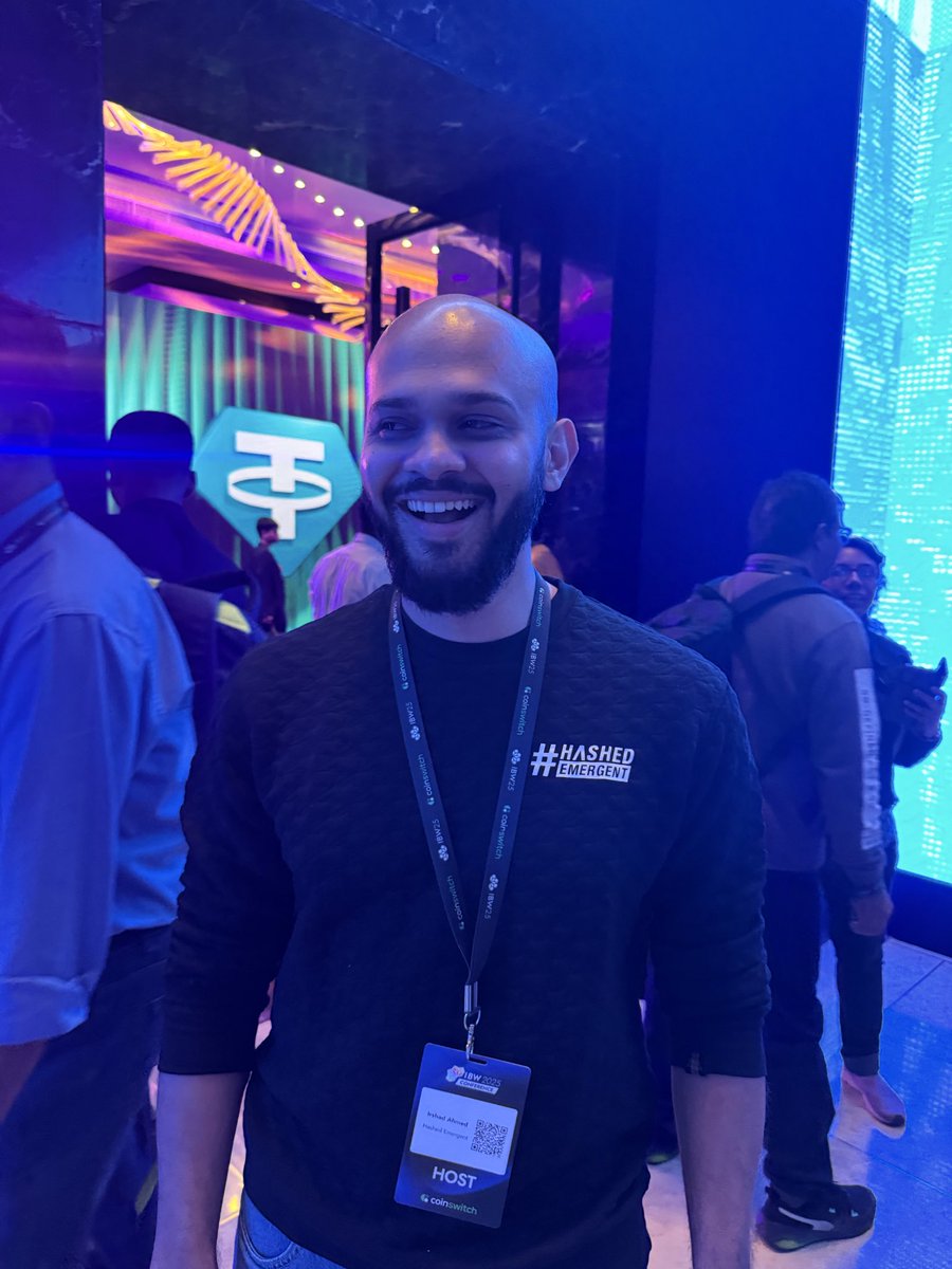 Irshad Blockchain Week. 

I’m in you.