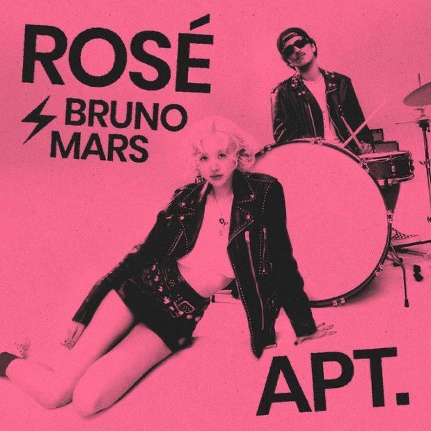 PopBase's tweet image. ‘APT.’ by Rosé and Bruno Mars was the most streamed song on Apple Music globally in 2025. #AppleMusicReplay