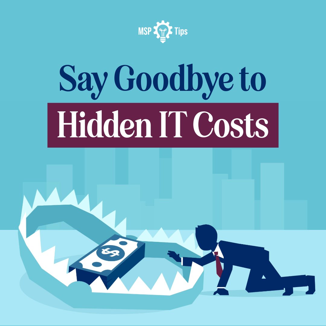 ProviTweet's tweet image. Break-fix models bleed budgets dry. MSPs offer predictable monthly pricing and proactive service, no surprise invoices. 

bit.ly/46Drn9T
#ProviNET #ProviNETSolutions #MSPBudgeting