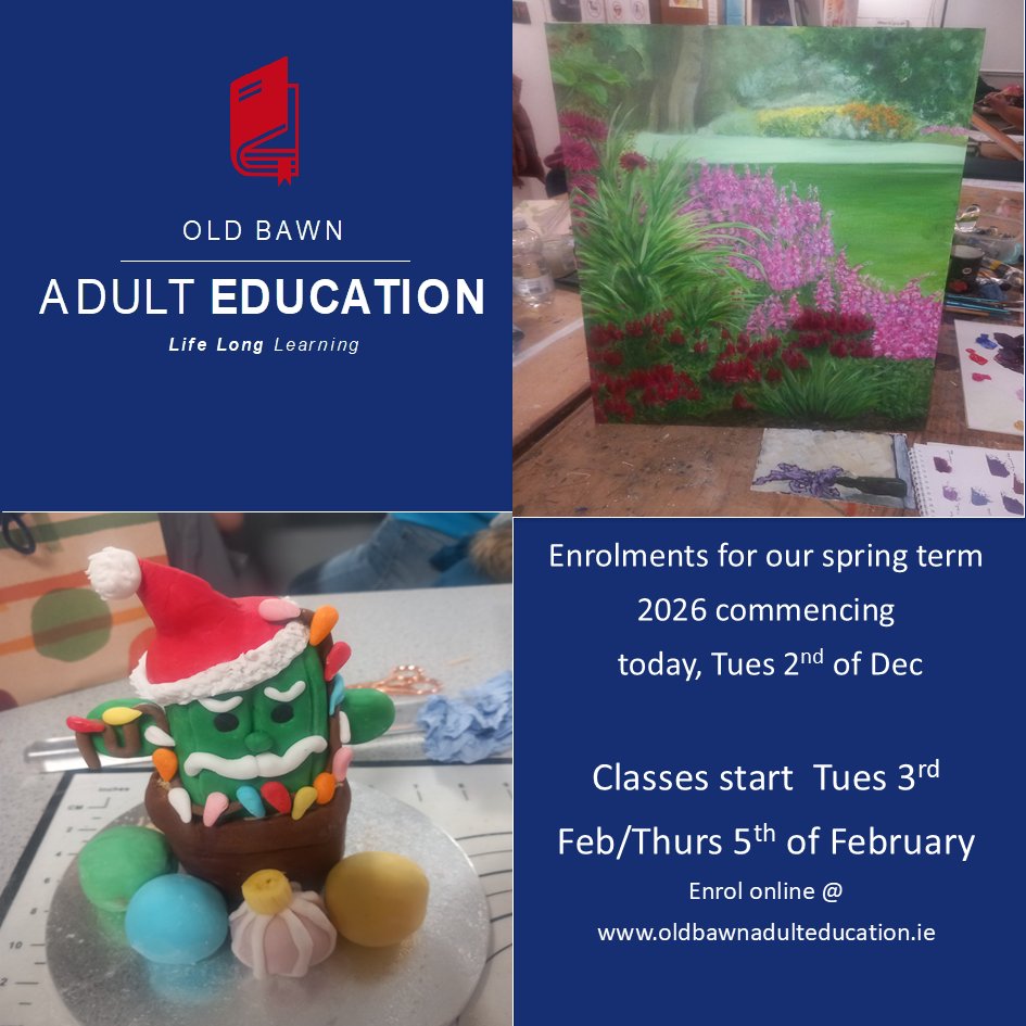 Adult Education Old Bawn tweet media