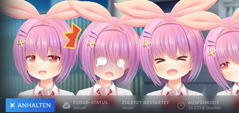 Vtubers! 
10k hours in Vtube Studio,... is normal isnt it?

uhm, yes my steam is in german.