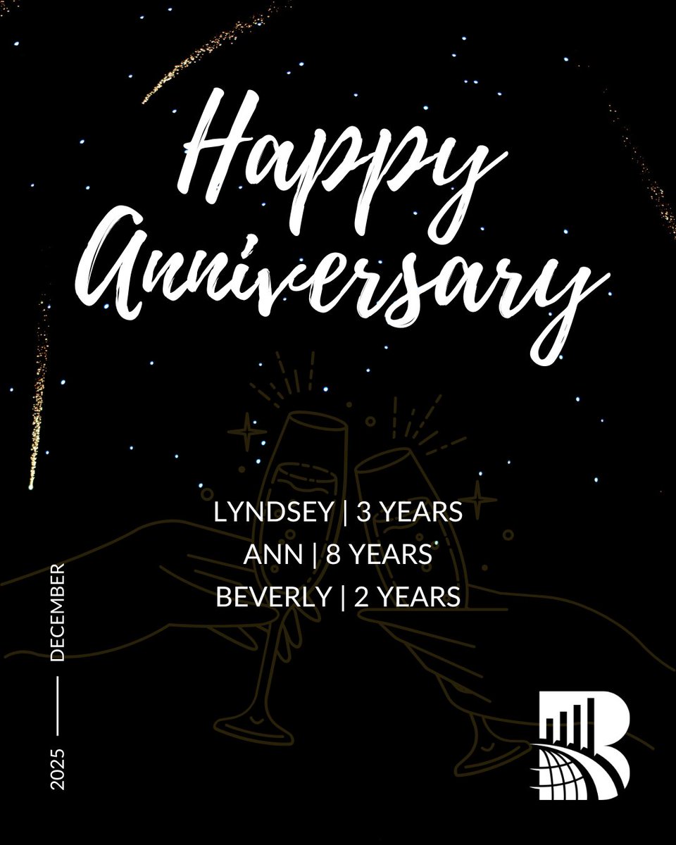 🥂 We’re proud to celebrate our US employees with anniversaries this month!

👏 Share your congratulations in the comments below!

#WorkAnniversary #EmployeeAppreciation
