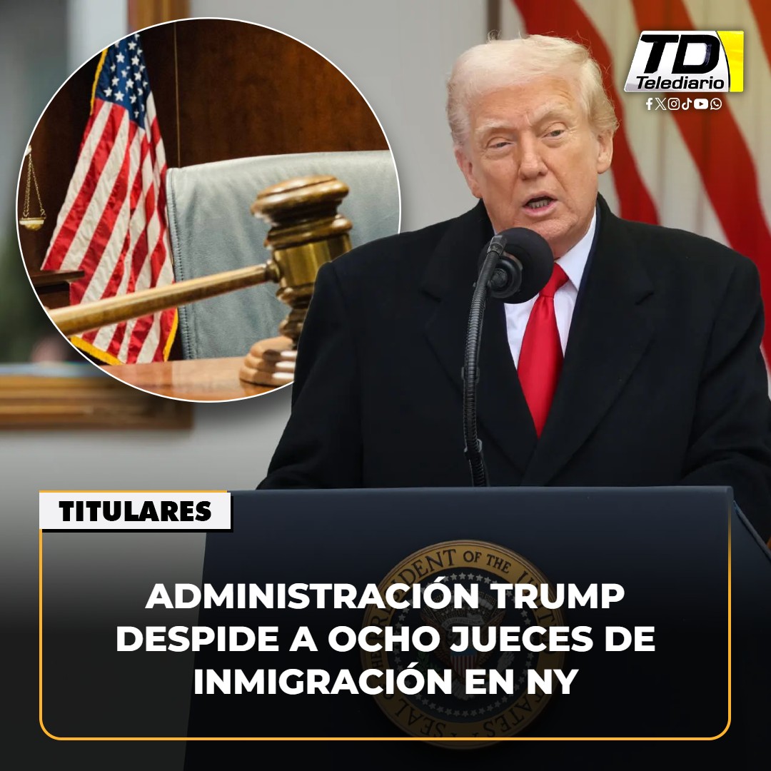 TelediarioGT's tweet image. 🚨 Nueva York: Administración Trump cesa a ocho #jueces de #inmigración ➡ bit.ly/3MbcR3c