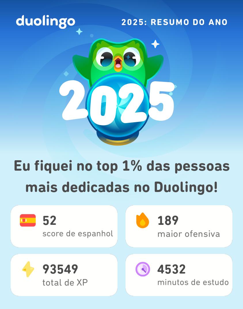 titidevirgo's tweet image. Minhas estatísticas de 2025 do Duolingo já chegaram! E você, já viu as suas? #Duolingo365