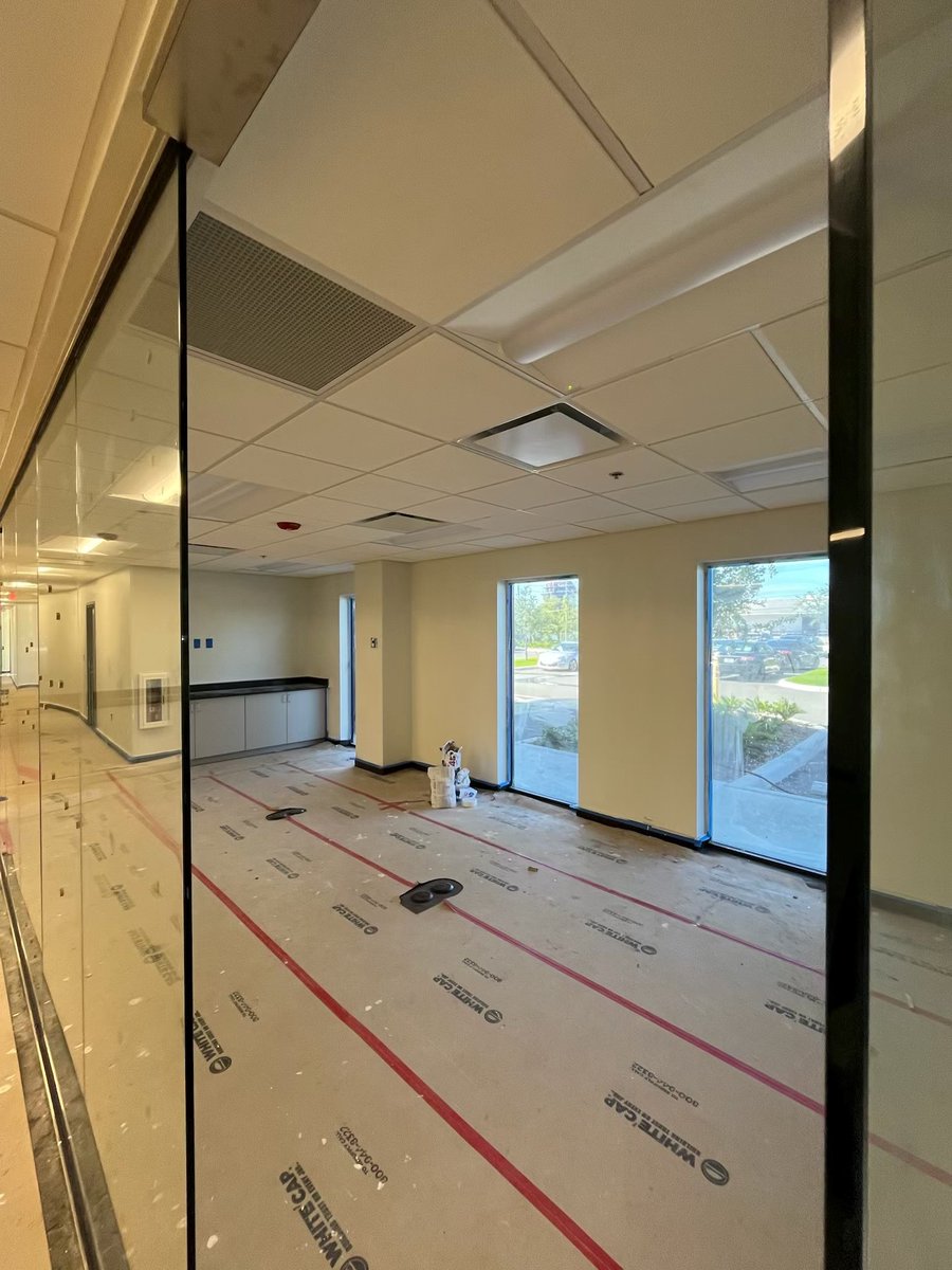 DrywallElements's tweet photo. Hallways, breakroom and office space progress work at a manufacturing company warehouse in the Greater Orlando area.  https://t.co/0hZWONqO1R https://t.co/SGUTkfyatv