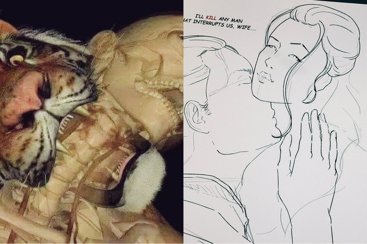 _blueside04's tweet photo. WIP ❄️
Could you handle a kiss from the Grandmaster? 
#MortalKombat #bihan #artmoots https://t.co/PbioCRMFbf