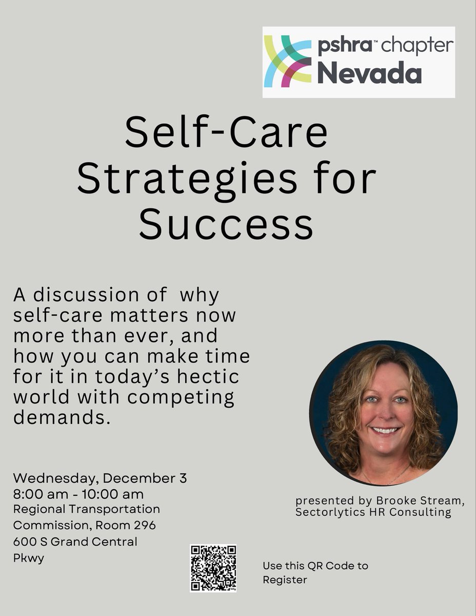 pshranevada's tweet photo. You’re the first person who should treat yourself right. Tomorow, learn self-care strategies from the VP of PSHRA-NV Chapter, @streambrooke.

✅ RSVP now via https://t.co/tldddFWPCD.

#selfcare #HR #PSHRANV https://t.co/qplYrg8mXd
