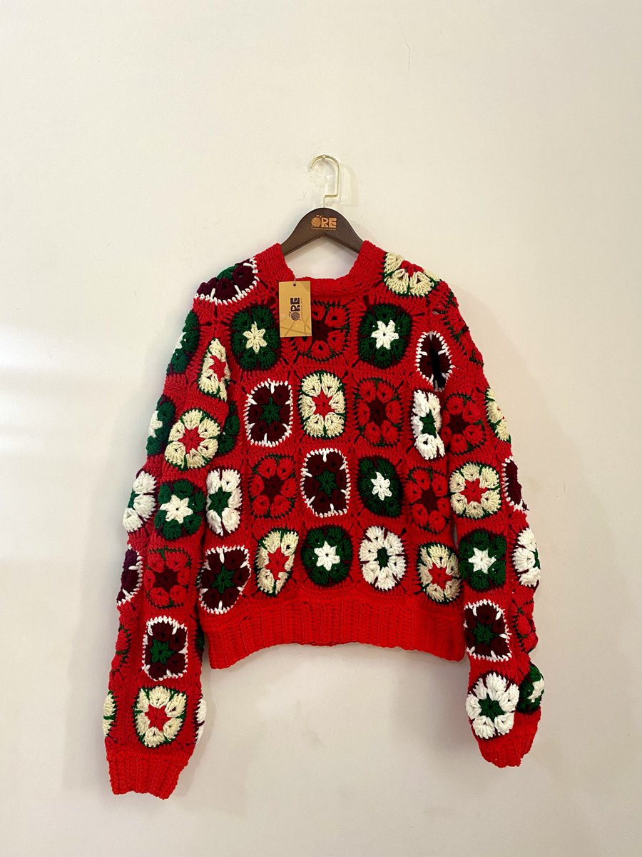 OreAkinde's tweet image. Crochet Christmas sweaters i made: