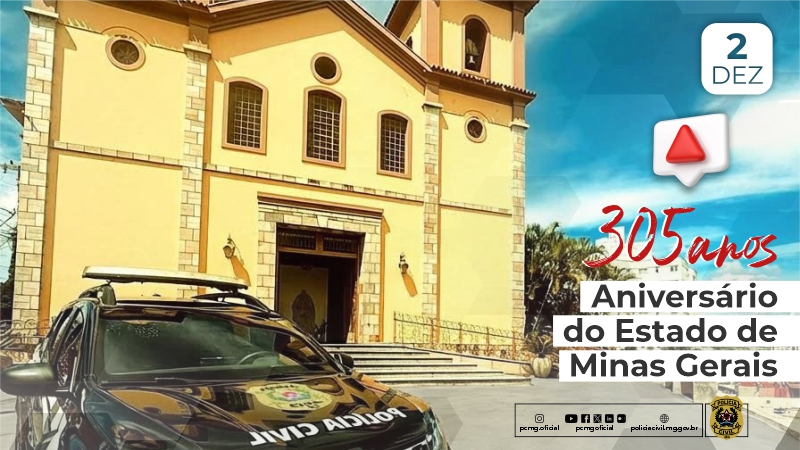 pcmgoficial's tweet image. 🔺#PCMG celebra 305 anos de Minas Gerais. Terra de gente forte, de paisagens únicas e de histórias que inspiram a fazer sempre mais e melhor pelo nosso povo. Com orgulho dessa trajetória, seguimos firmes no compromisso de servir e proteger o nosso estado. 🫡