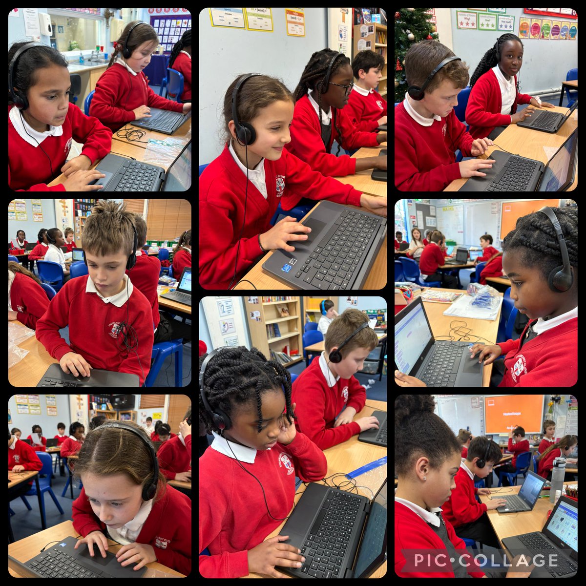 StMClitherow's tweet image. Our budding Year 5 coders are busy programming soundtracks! Using nested loops, they created music that fits a specific genre. Super creativity! 💻💻🎧🎧🎶🎶