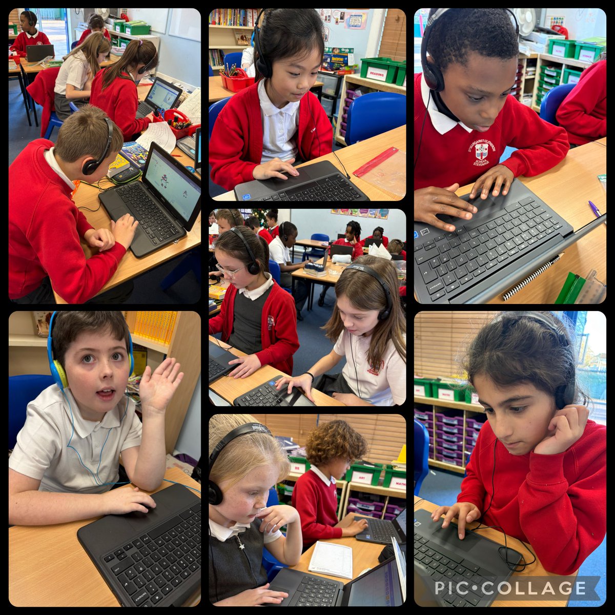 StMClitherow's tweet image. Our budding Year 5 coders are busy programming soundtracks! Using nested loops, they created music that fits a specific genre. Super creativity! 💻💻🎧🎧🎶🎶