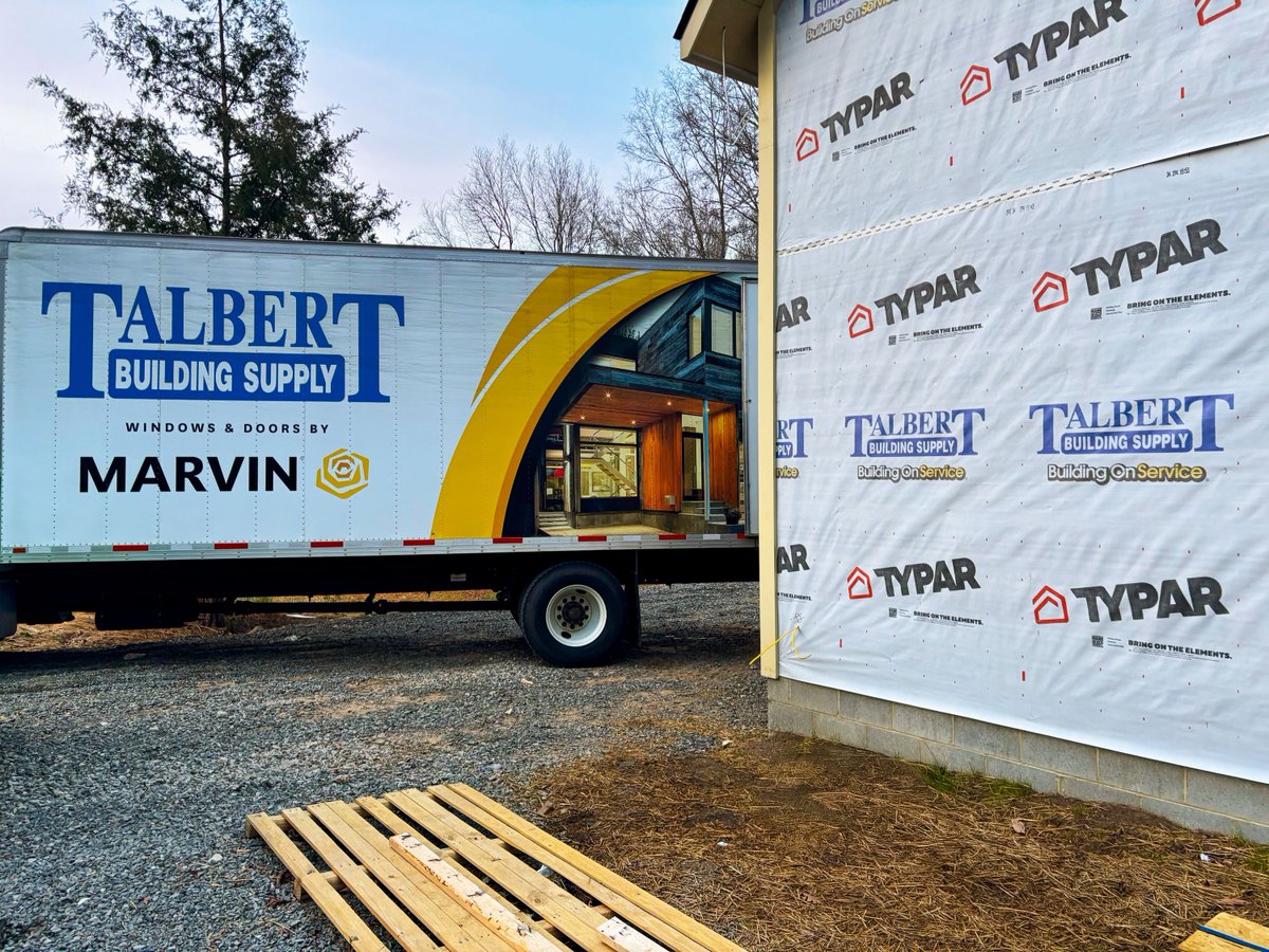 All the important elements of your build start with Talbert. From lumber and Typar Wraps to Marvin windows and everything in between, our teams are here to cut the hassle and make your construction projects easier.