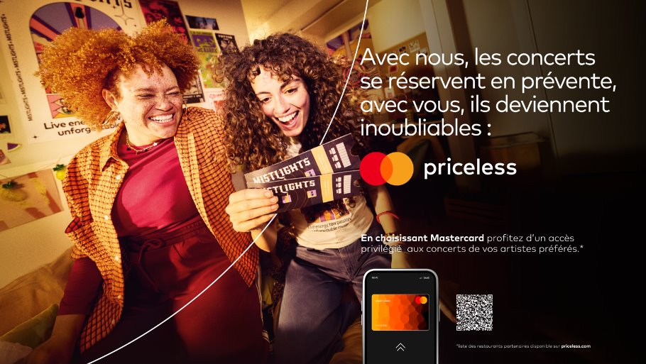 Nous rendons les paiements simples. Avec vous c'est #priceless.

C’est tout le sens de notre nouvelle campagne européenne « You Make It Priceless », lancée aujourd’hui en France et dans 4 autres pays.

Plus qu’une signature, c’est une conviction : ce sont les personnes, leurs