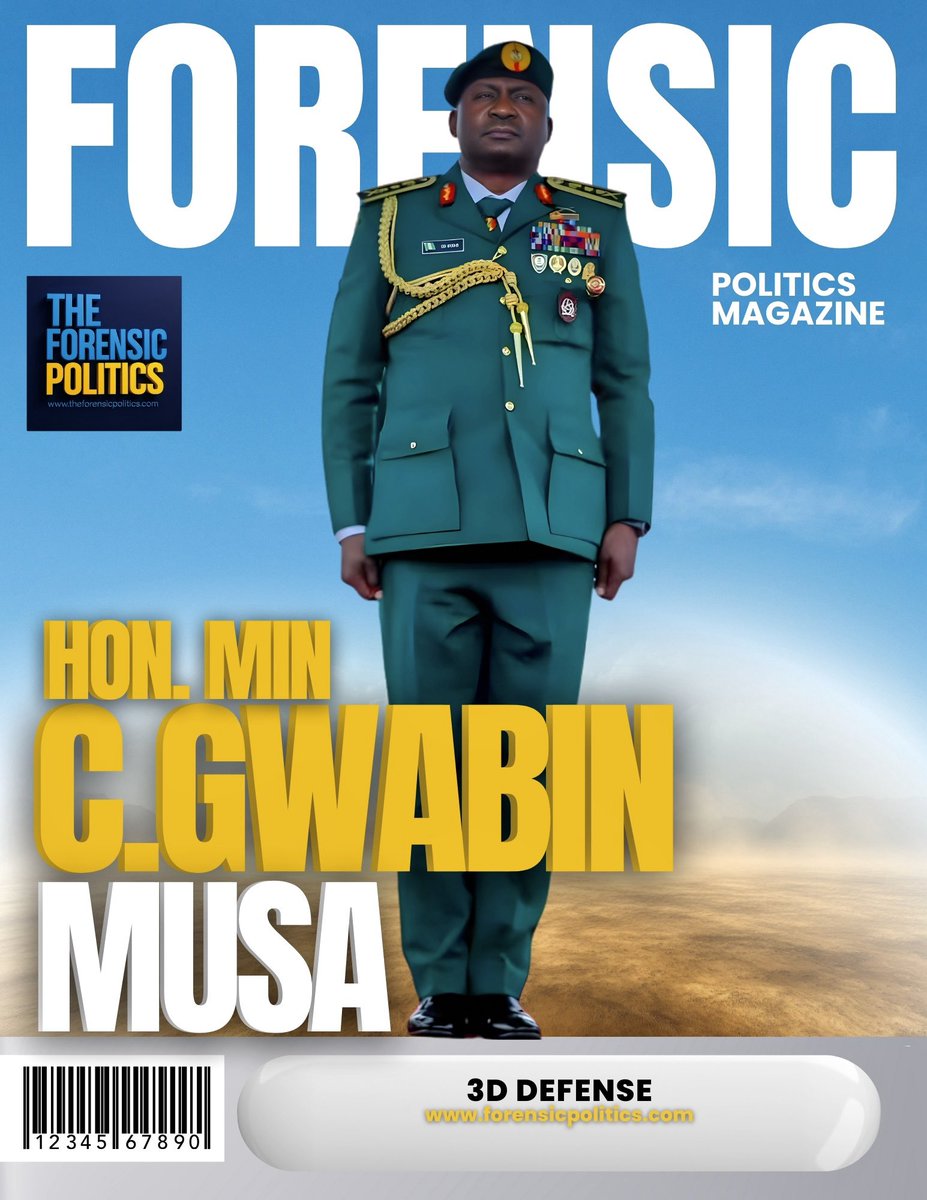 It’s now official. General Christopher Gwabin Musa (Rtd.) has been formally appointed to lead the nation’s defence portfolio as the Honorable Minister of Defence.

#theforensicpolitics
