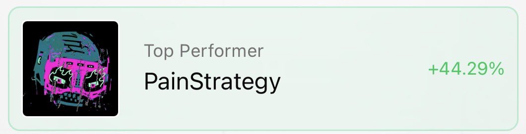 lokithebird's tweet image. PainStrategy $PAINSTR is up 44% ahead of Art Basel Miami.

The alpha is coming straight from this tweet below 👇