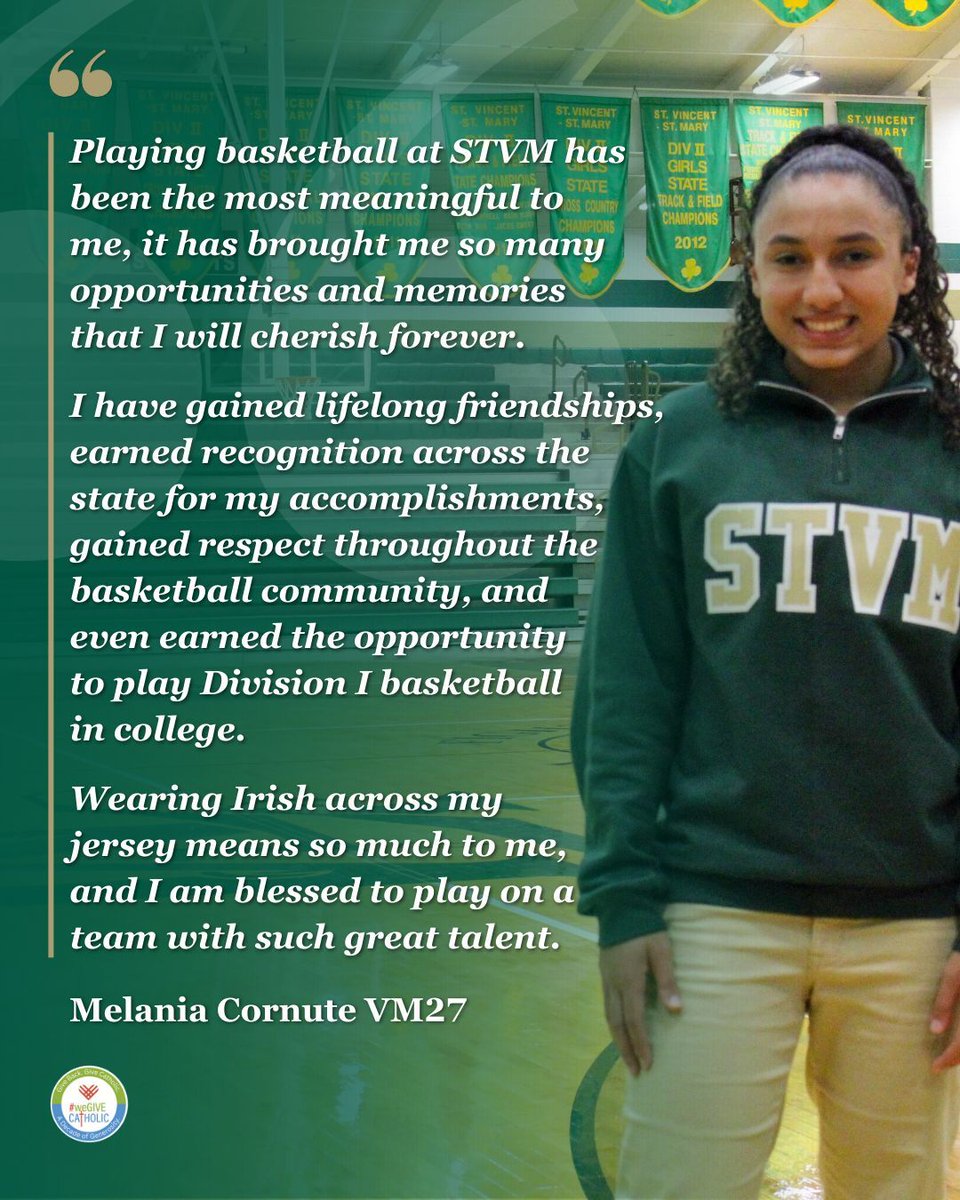 stvmirish's tweet photo. Melania VM27 is leaving her mark on the Irish legacy! 🏀☘️
Your support helps create these meaningful experiences for all our students!
🔗 https://t.co/r2rCq0BEhU | Text STVM2025 to 844-844-6844
#STVM #IrishPride #STVMFamily #GoIrish #weGIVECATHOLIC https://t.co/WGP1tEoFXn