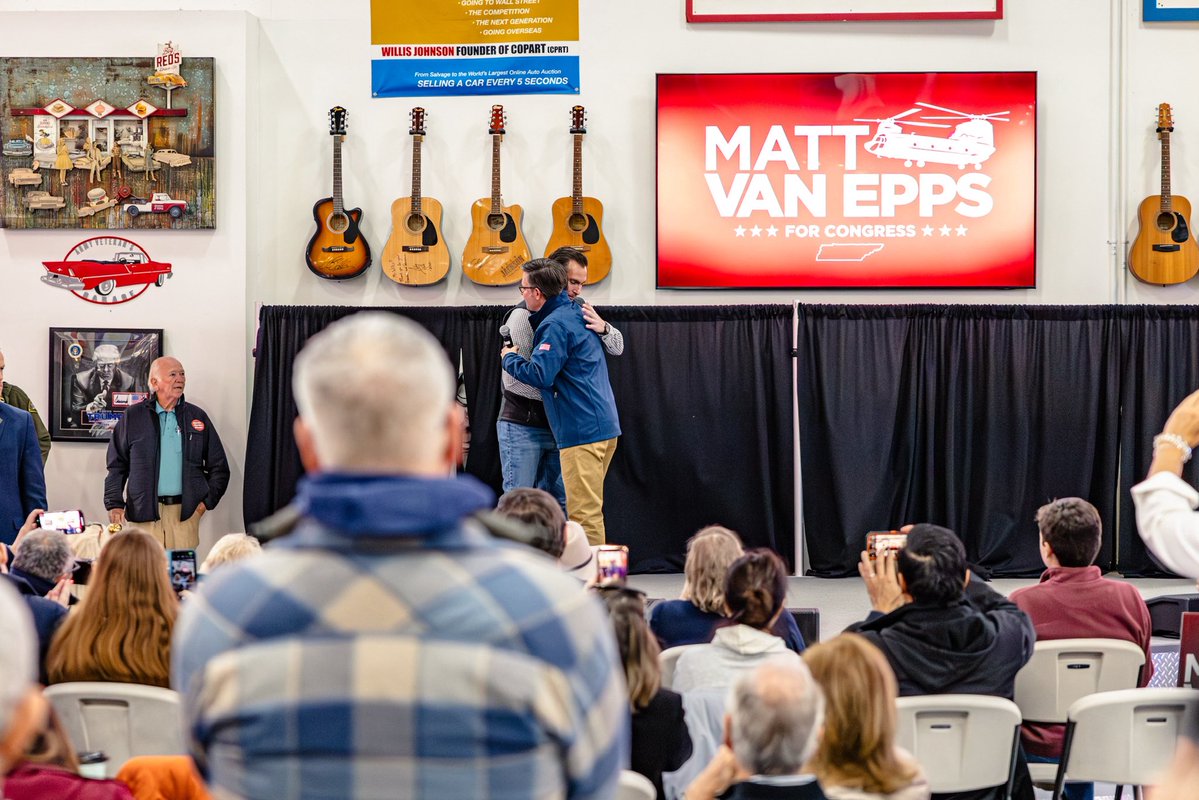 timburchett's tweet image. In the words of @realDonaldTrump “HE WILL BE A GREAT CONGRESSMAN and, unlike his Opponent, he cherishes Christianity and Country Music…
Polls close at 7:00 P.M. IF YOU ARE IN LINE BY 7 P.M., STAY IN LINE, AND THEY MUST LET YOU VOTE!” 
ELECT @MattForTN TODAY IN TN-07.