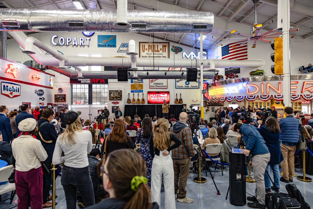 timburchett's tweet image. In the words of @realDonaldTrump “HE WILL BE A GREAT CONGRESSMAN and, unlike his Opponent, he cherishes Christianity and Country Music…
Polls close at 7:00 P.M. IF YOU ARE IN LINE BY 7 P.M., STAY IN LINE, AND THEY MUST LET YOU VOTE!” 
ELECT @MattForTN TODAY IN TN-07.