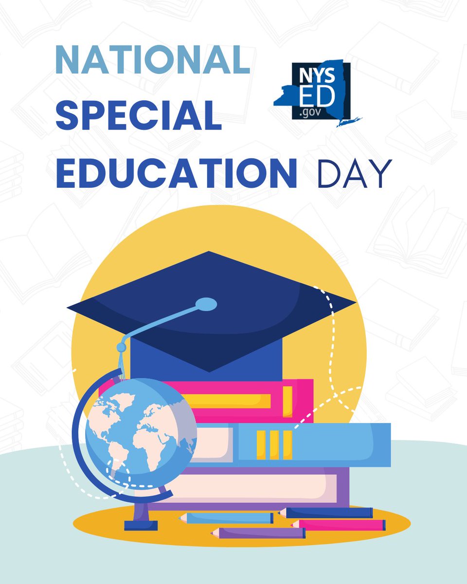 NYSEDNews's tweet image. Today is #NationalSpecialEducationDay, which marks the anniversary of IDEA, the nation’s first federal special education law. We’re grateful to all our special education teachers for the incredible dedication and impact you bring every single day!