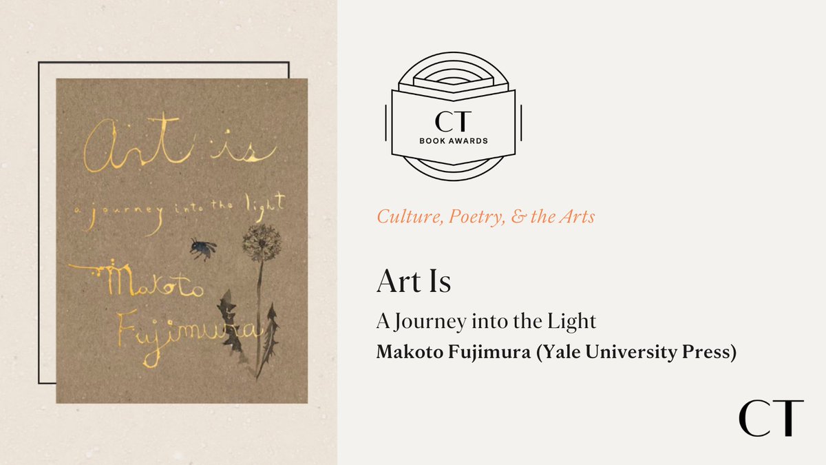 Culture, Poetry, and the Arts:

“Art Is: A Journey into the Light” by <a href="/iamfujimura/">Makoto Fujimura</a> <a href="/yalepress/">Yale University Press</a>.