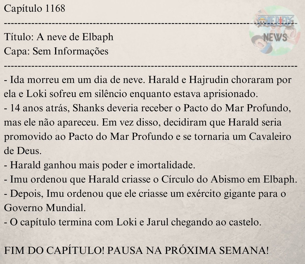 One Piece News tweet media