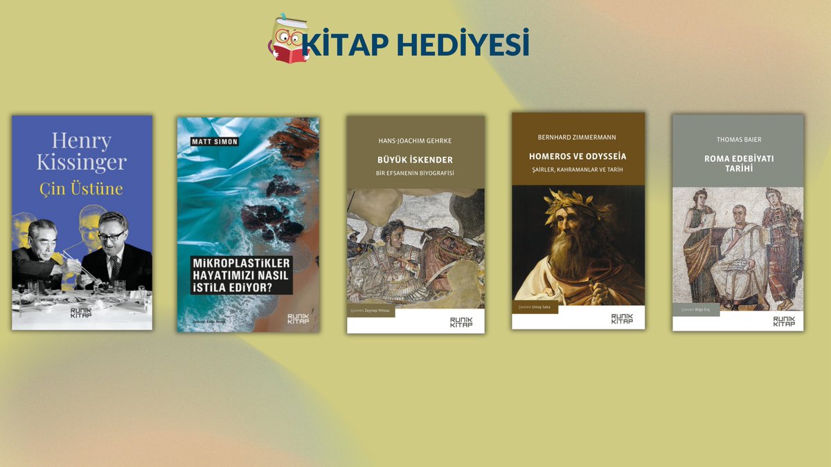 📚HEDİYE KİTAP!

Bu postu paylaşıp hesabımı ve <a href="/RunikKitap/">Runik Kitap</a>'ı takip eden bir kişiye, görseldeki kitaplardan biri hediye. Son tarih 09.12.2025. Bol şanslar!