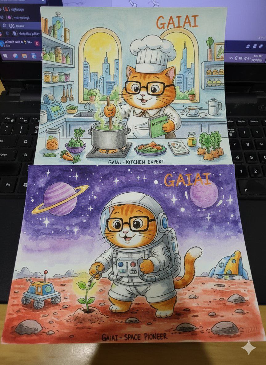 txtdarisijeunii's tweet image. Repost this and follow @GaiAIio to participate. I’ll transfer 40 usdt in the next 48 hours. [BG 89]

___
Web2 AI made creators free labor while platforms printed money.
 No ownership. No revenue. No respect.
With GaiAl, every visual becomes an on-chain asset, every download…