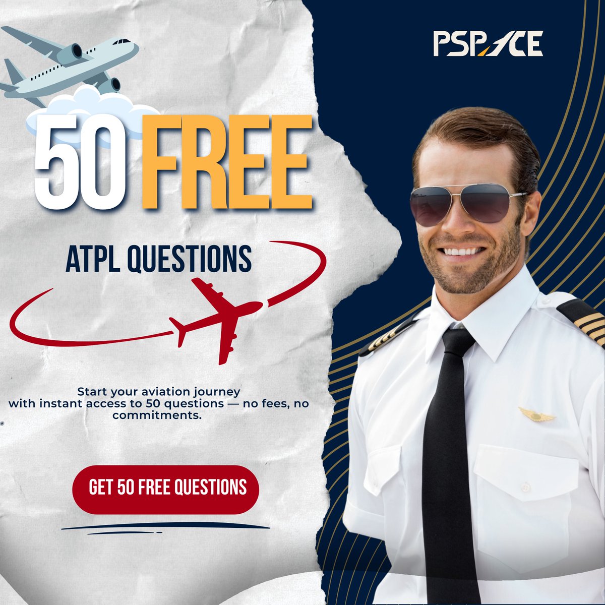 PSPACEAPP's tweet image. The clock is ticking on your ATPL goal. Are you using the right tools? 📷

The future of EASA ATPL study is here, and you can try it FREE for 50 FREE ATPL QUESTIONS
Claim your FREE 50 ATPL QUESTIONS now and Test the Skies —Risk-Free!

Link: pspace.app/?social=twitter

#EASAExamPrep