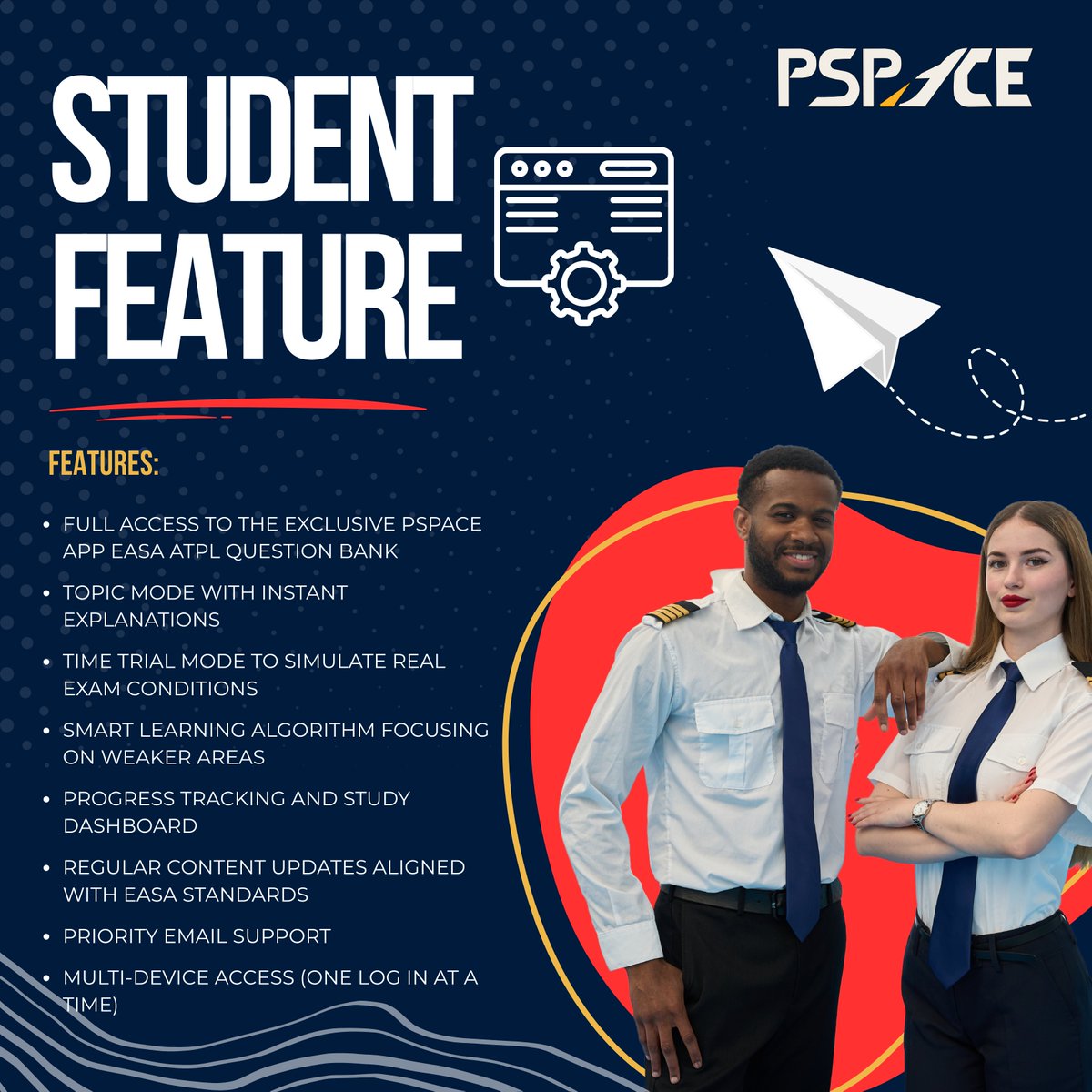 PSPACEAPP's tweet image. The clock is ticking on your ATPL goal. Are you using the right tools? 📷

The future of EASA ATPL study is here, and you can try it FREE for 50 FREE ATPL QUESTIONS
Claim your FREE 50 ATPL QUESTIONS now and Test the Skies —Risk-Free!

Link: pspace.app/?social=twitter

#EASAExamPrep