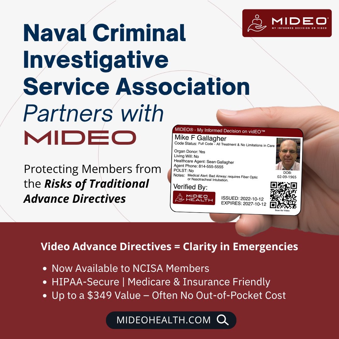 MIDEOHealth's tweet image. We welcome NCISA members to the 21st century.  No more confusion or guessing by medical strangers when your life is at risk.

mideohealth.com/resources/ncis…

#patientsafety #ACP @NCISLA