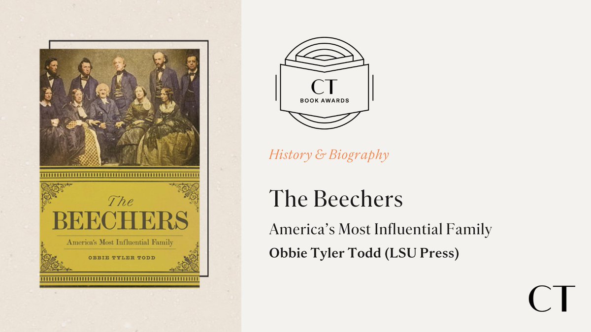 History and Biography:

“The Beechers: America’s Most Influential Family” by <a href="/obbietylertodd/">Obbie Tyler Todd</a> <a href="/lsupress/">LSU Press</a>.
