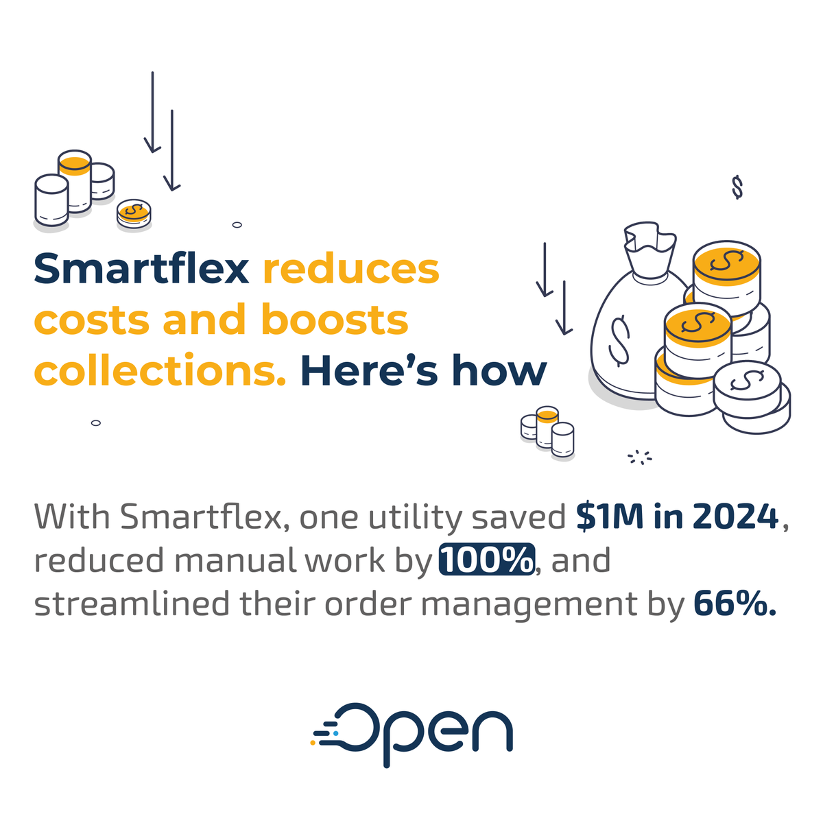 With Smartflex, utilities reduce operational costs, automate tasks, and streamline collections all on one platform.

Ready to see the difference? View our infographic for real-world results: hubs.li/Q03Wqx1b0
