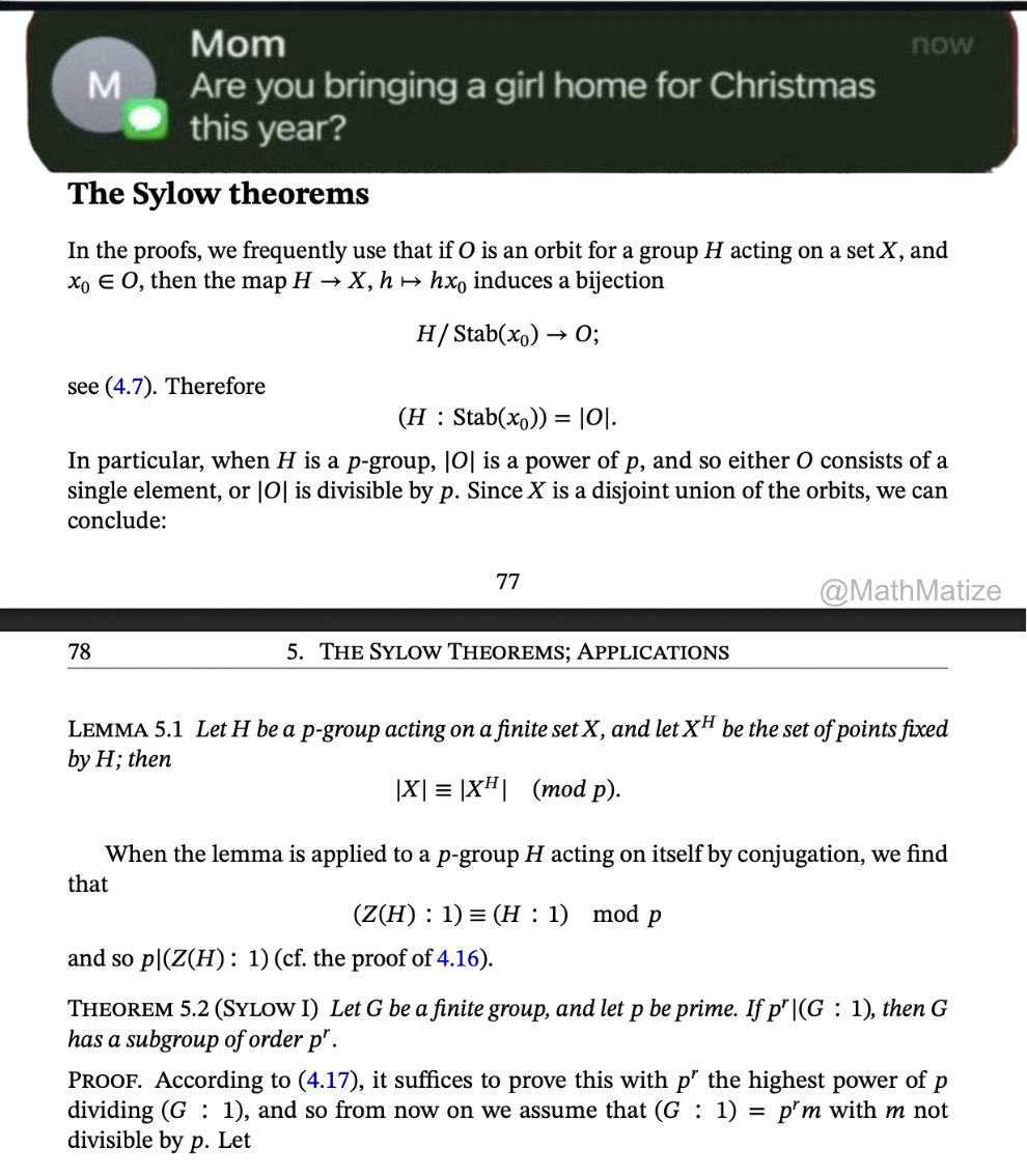 MathMatize's tweet image. Getting some group action