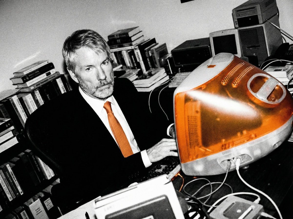 saylor's tweet image. ₿ack to work